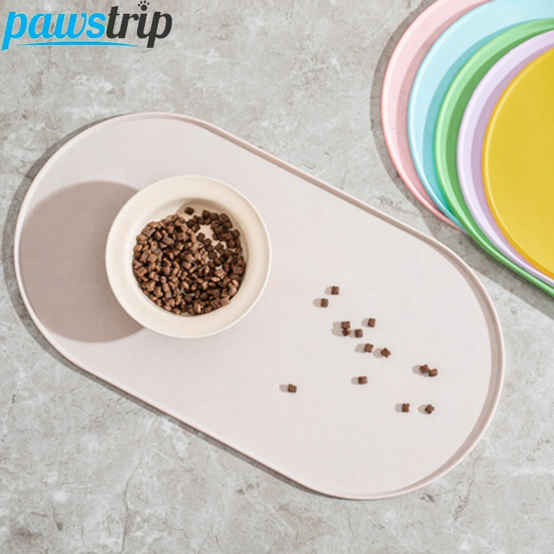 Pet Supplies Dog Food - 45.5x24.5cm Ovale Voedermat voor Huisdieren Siliconen